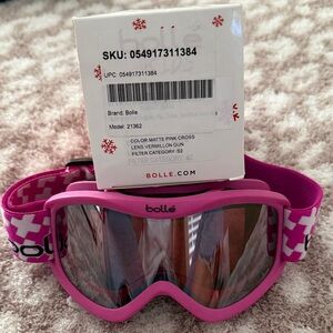 Bolle Kids Matte Pink Ski Goggles